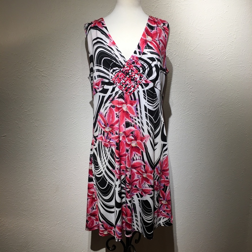 Tropical Abstract Design Dress